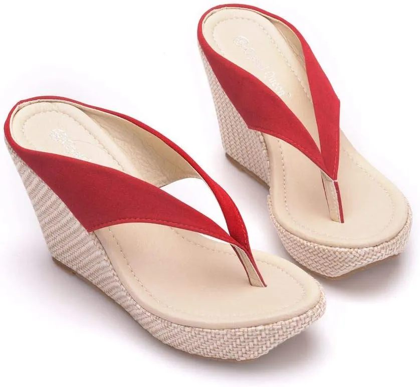 Crystal Queen Women Beach Sandals Platform Wedges Sandals High Heels Wedges Slippers Flip Flops White Flip Flops Plus Size
