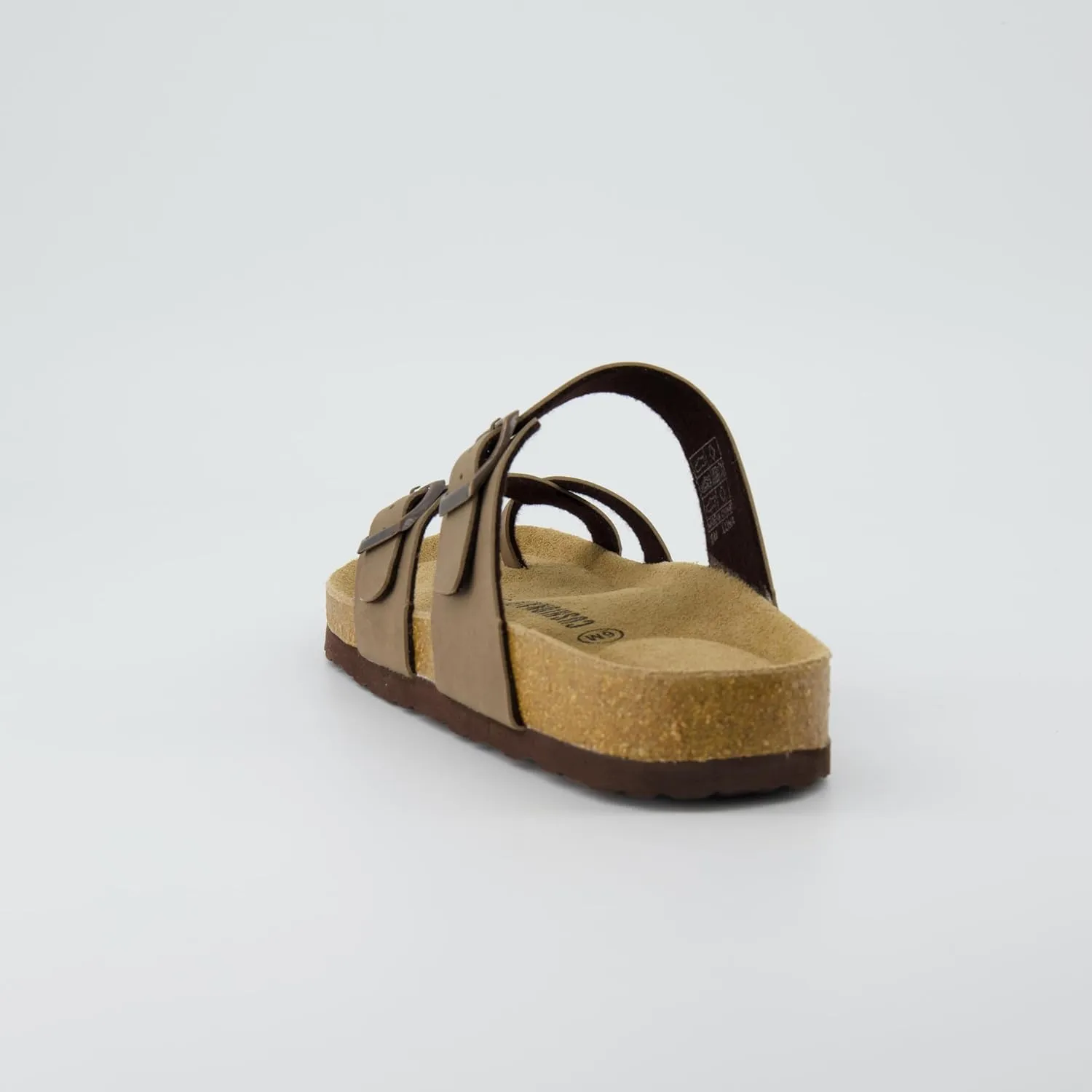CUSHIONAIRE Women's Luna Cork Footbed Sandal With  Comfort