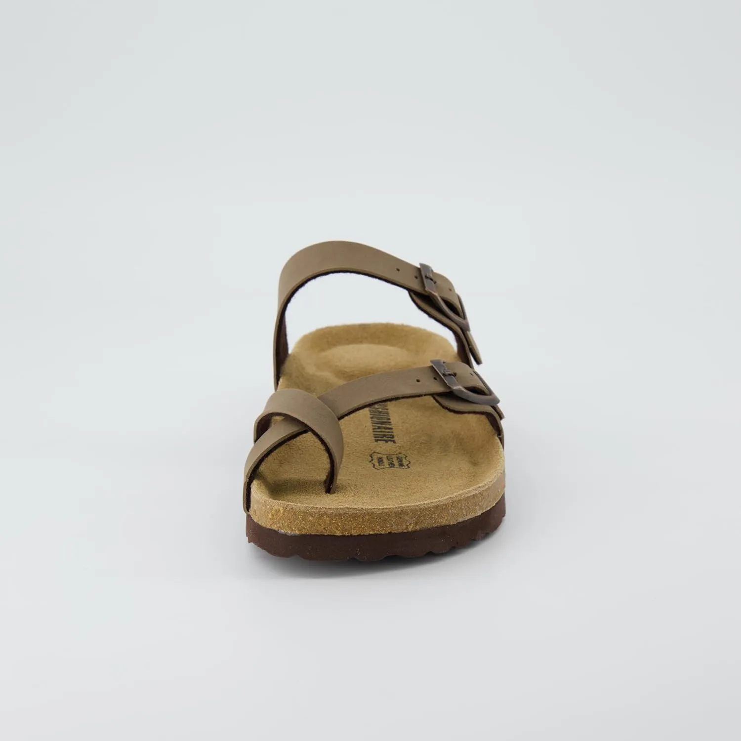 CUSHIONAIRE Women's Luna Cork Footbed Sandal With  Comfort