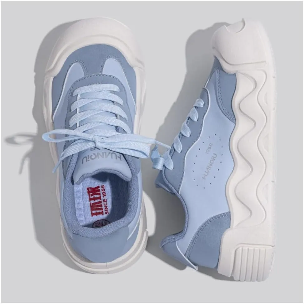 Cutecore Shoes Y2K Kawaii Sneakers Casual Tennis Gym Fitness Outdoor Hiking Comfortable Chunky Platform Wide Round Toe for Women Trendy Preppy Back to School Gift for Girls Granddaughter in Campus