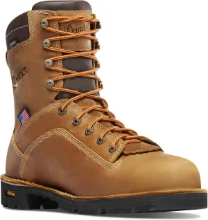 Danner Quarry USA 8" 400G NMT Men's Work Boots - Durable, Waterproof, Insulated, Non-Metallic Toe for Safety & Comfort