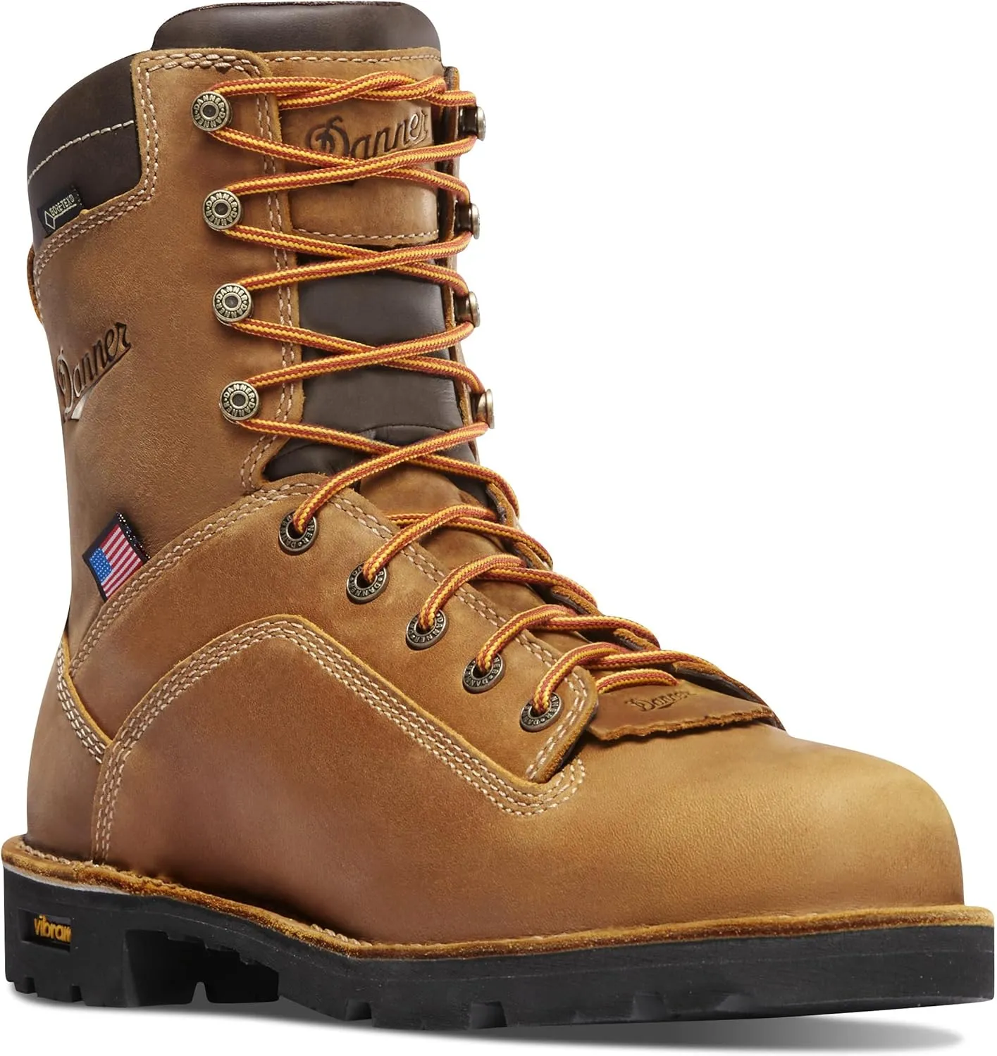 Danner Quarry USA 8" 400G NMT Men's Work Boots - Durable, Waterproof, Insulated, Non-Metallic Toe for Safety & Comfort