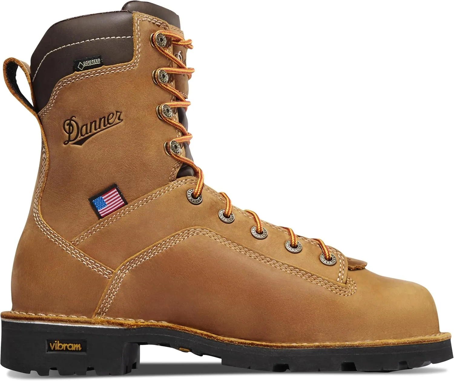 Danner Quarry USA 8" 400G NMT Men's Work Boots - Durable, Waterproof, Insulated, Non-Metallic Toe for Safety & Comfort