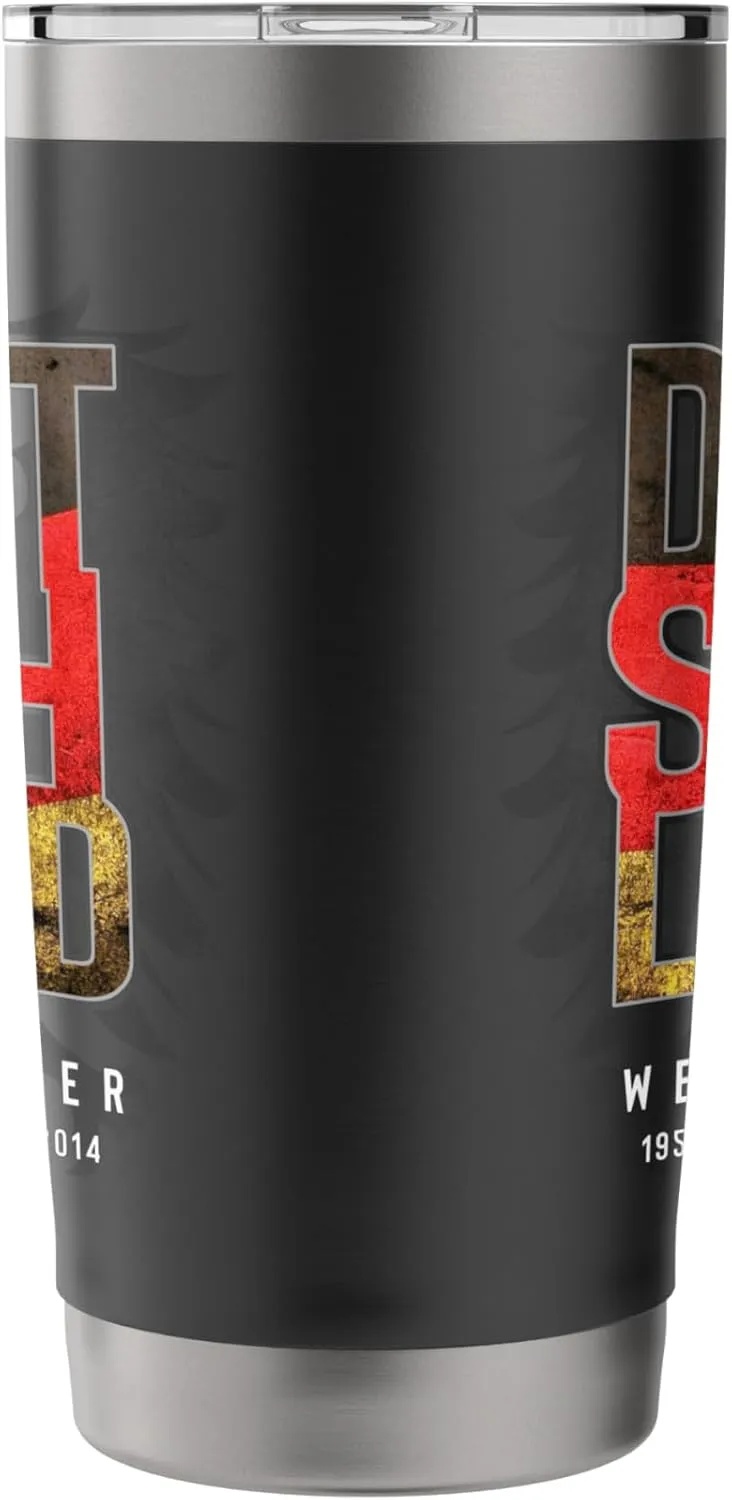 Deutschland Weltmeister Germany Flag Fan Soccer Tshirt Stainless Steel Insulated Tumbler