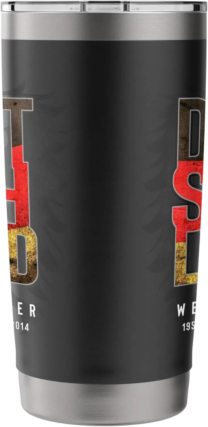 Deutschland Weltmeister Germany Flag Fan Soccer Tshirt Stainless Steel Insulated Tumbler