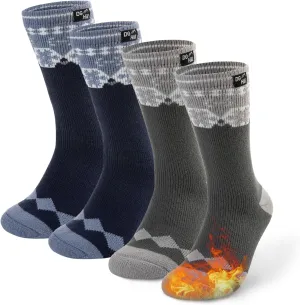DG Hill Winter Thermal Socks - Warm Socks for Men Women Cold Weather Insulated Sock - Heated Socks Thick Snow Sock