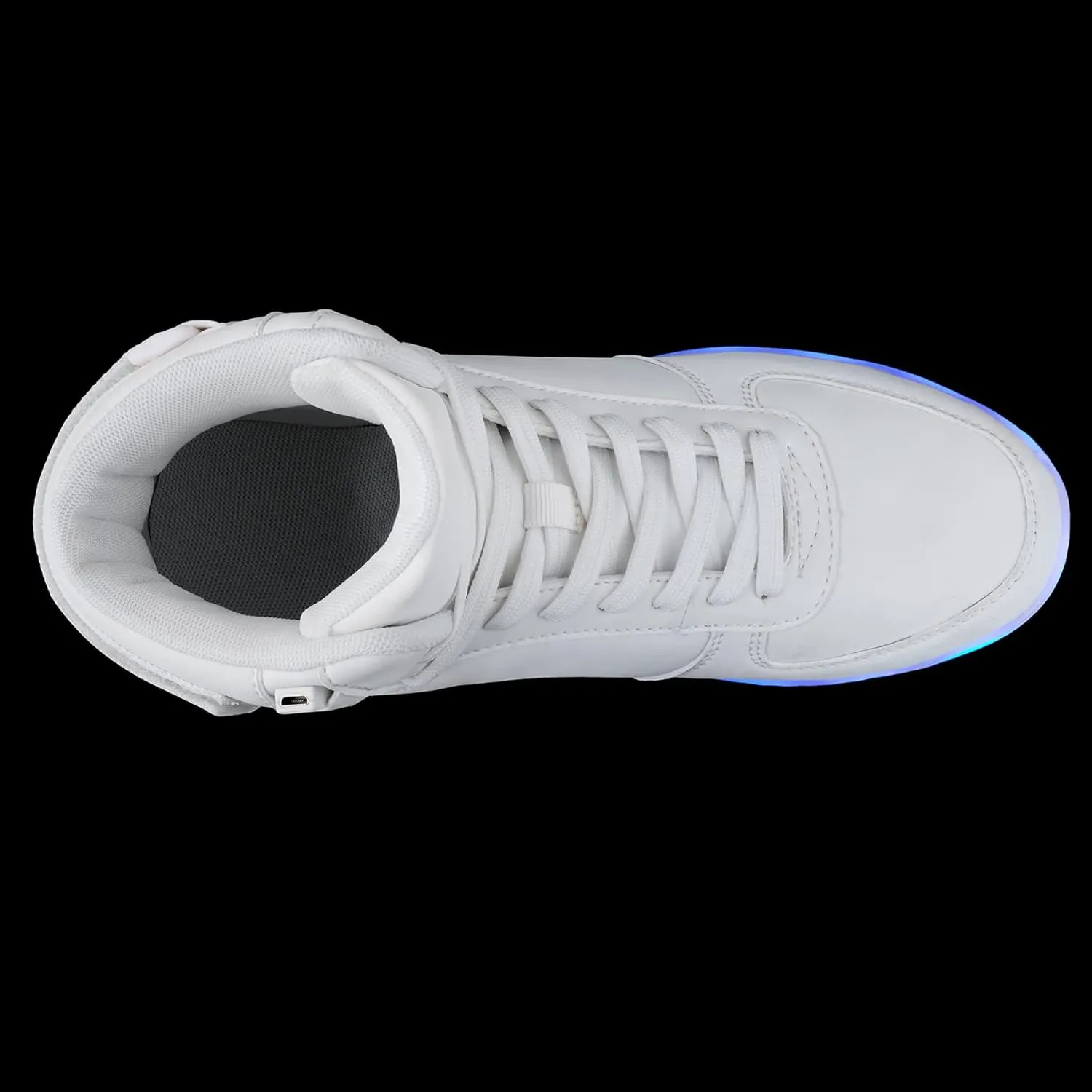DIYJTS Kids LED Light Up Shoes, Fashion High Top LED Sneakers USB Rechargeable Glowing Luminous Shoes for Boys Girls Toddler Child