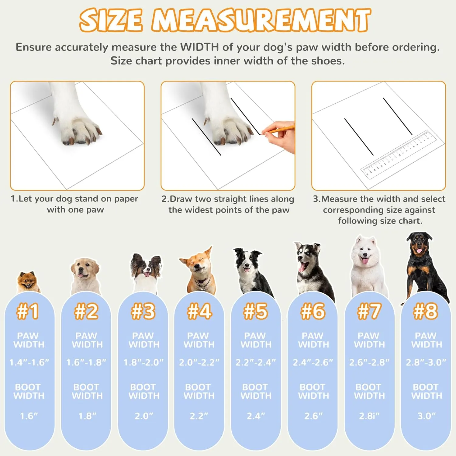 Dog Shoes for Large Small Medium Dogs, Dog Snow Boots Winter, Dog Booties and Paw Protectors to Prevent Licking, Anti-Slip Dog Shoes with Reflective for Hot Pavement,Hardwood Floors, Hiking (Size 4)