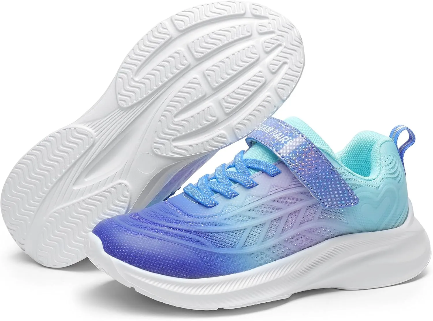 DREAM PAIRS Girls Shoes Kids Tennis Sparkle Ease Running Athletic Lightweight Sneakers for Little/Big Kids Toddler