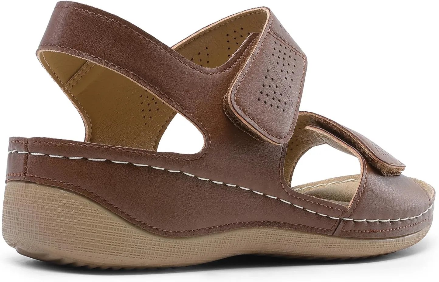 DREAM PAIRS Women's Comfortable Dressy Flats Sandals Open Toe One Band Casual Walking Sandals for Summer