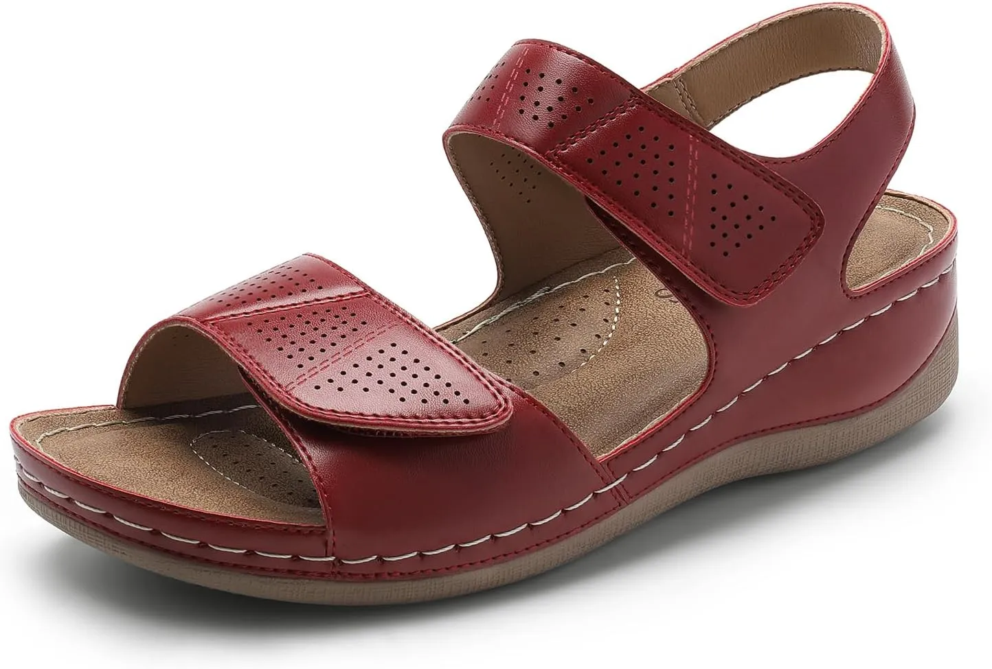 DREAM PAIRS Women's Comfortable Dressy Flats Sandals Open Toe One Band Casual Walking Sandals for Summer
