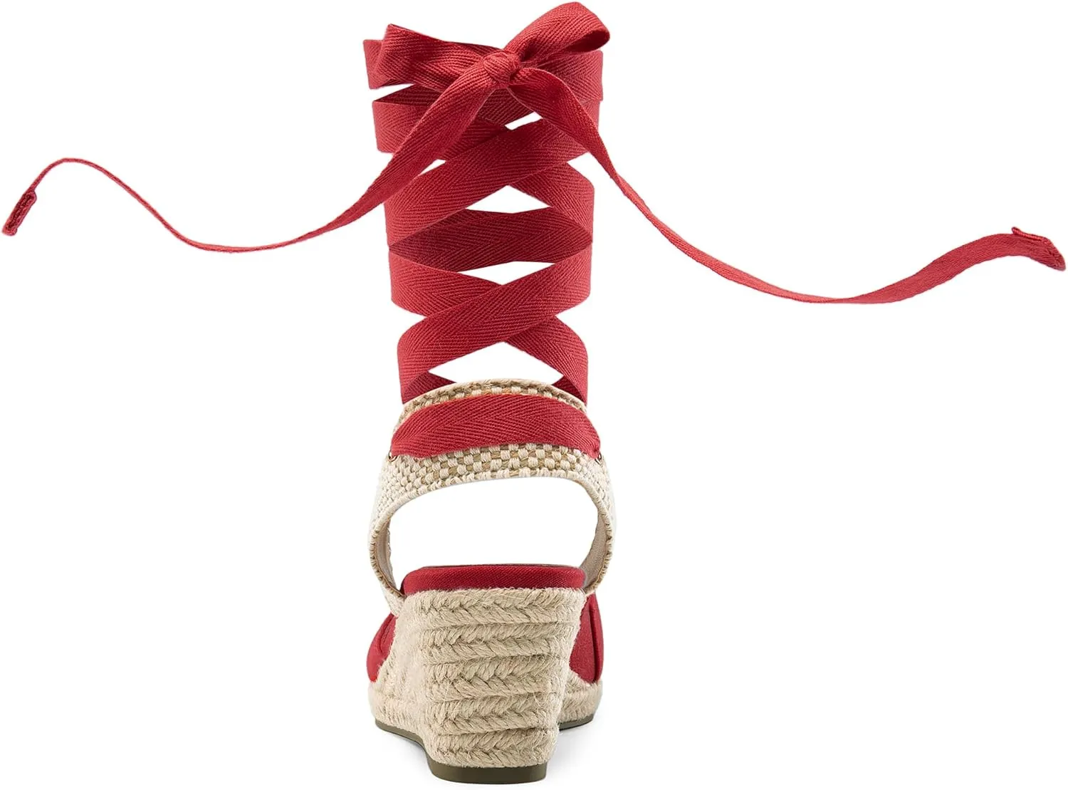 DREAM PAIRS Women's Wedge Sandals Platform Close Toe Espadrilles Strappy Lace Up Sandals Cute Fashion Comfortable Dressy Beach Vocation Summer Shoes