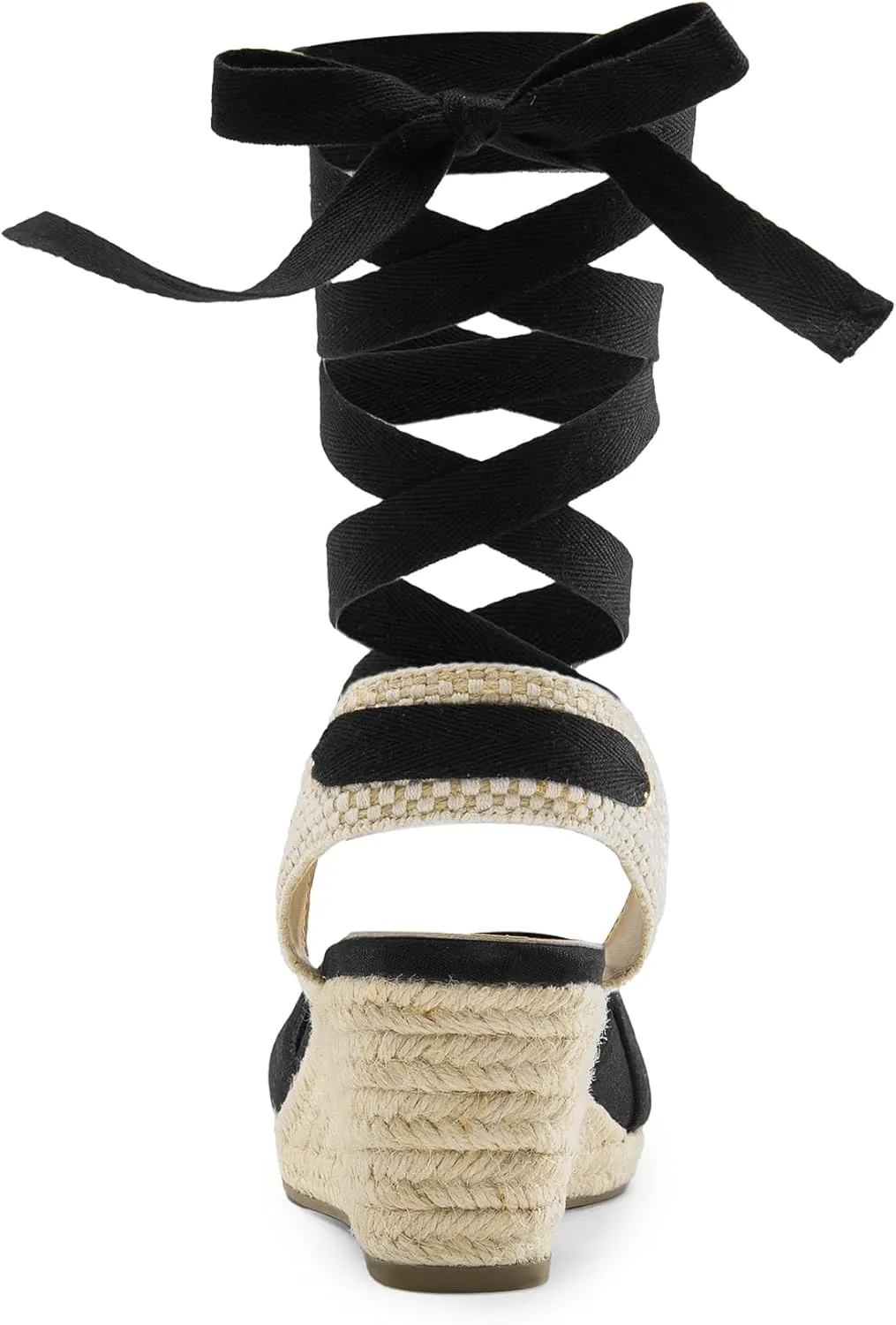 DREAM PAIRS Women's Wedge Sandals Platform Close Toe Espadrilles Strappy Lace Up Sandals Cute Fashion Comfortable Dressy Beach Vocation Summer Shoes