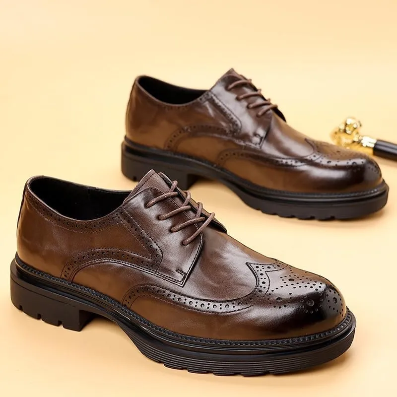 Dress Shoes Fashion Sneakers Modern Leather Classic Lace-up Formal Oxford Shoes Mens White Dress Shoes