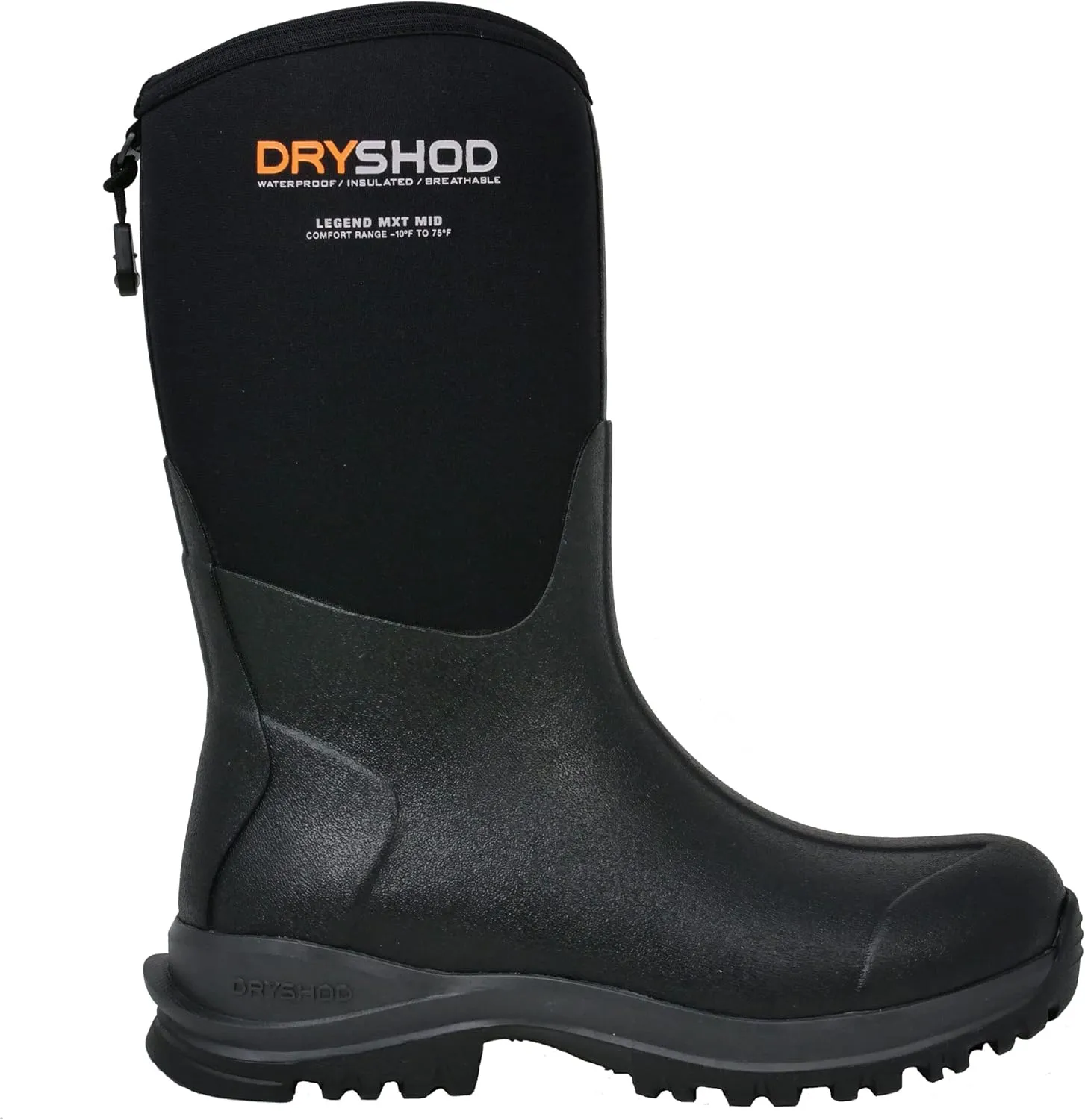 Dryshod Womens Legend MXT Adventure Rubber Boots |Mid-Height | |Pull-On |Waterproof