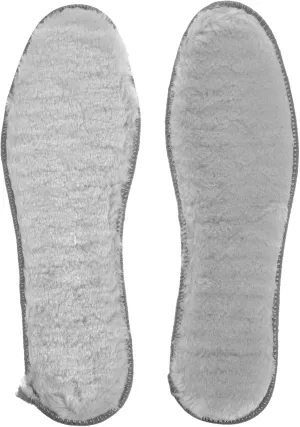 ERINGOGO 4 Pairs Winter Fluffy Shoe Inserts Thickened Plush Insoles for Women Ergonomic Design Non Slip for Boots and Work Boots