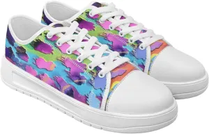 Fashion Sneakers for Women Lace up Memory Foam Insole and Non-Slip Womens Shoes Dressy Casual Spring Shoes