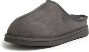Fireside by Dearfoams Men's Grafton Genuine Shearling Indoor/Outdoor Clog