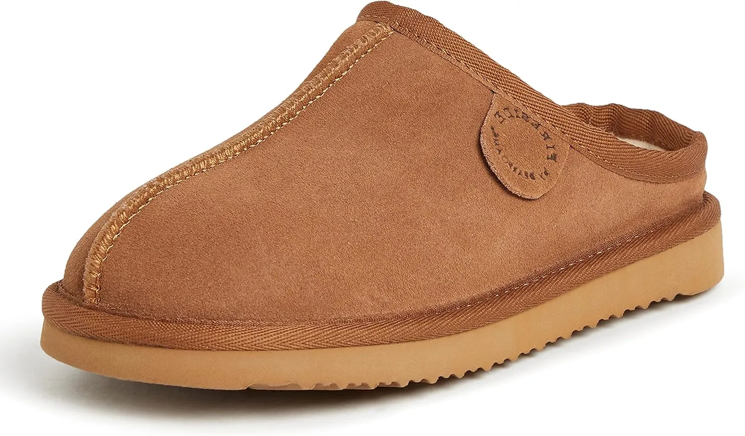 Fireside by Dearfoams Unisex-Child Dempsey Shearling Indoor/Outdoor Clog Slipper