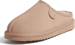 Fireside by Dearfoams Women's Greta Shearling Indoor Outdoor Clog Slipper
