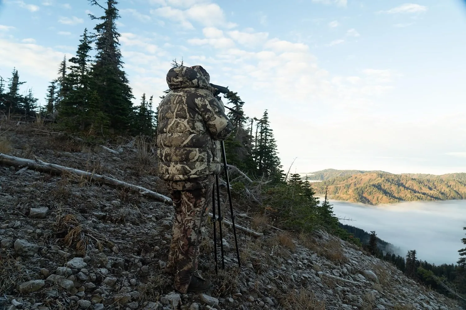 First Lite Men's Uncompahgre Puffy Pant - Lightweight Synthetic Insulated Camo Hunting Insulation