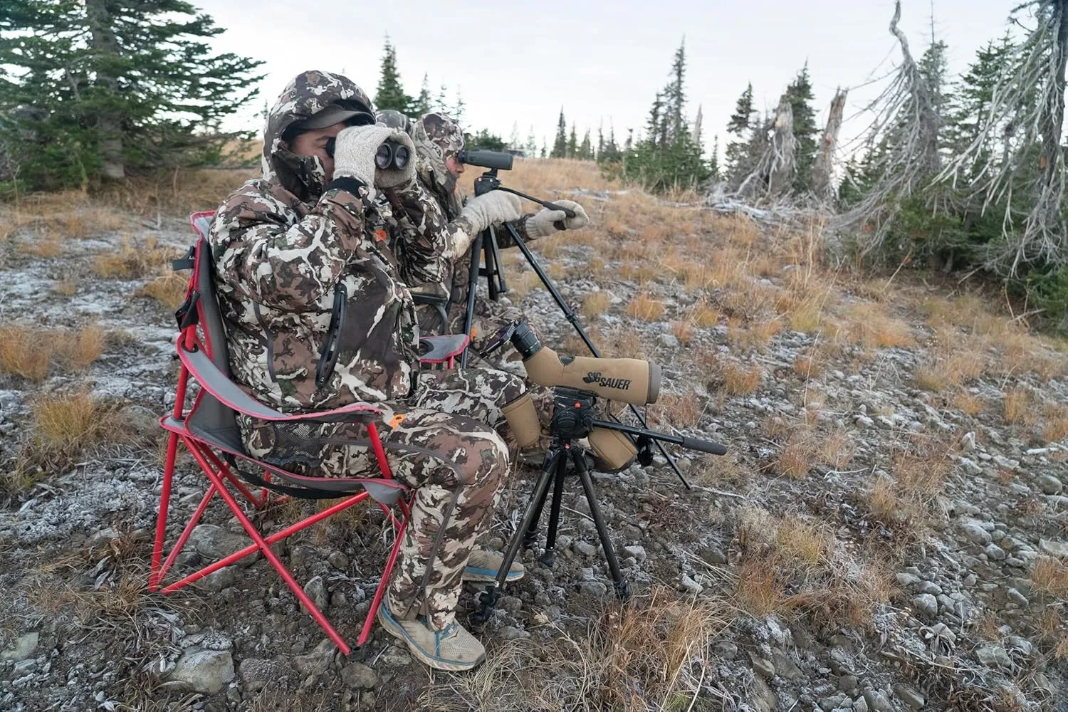 First Lite Men's Uncompahgre Puffy Pant - Lightweight Synthetic Insulated Camo Hunting Insulation