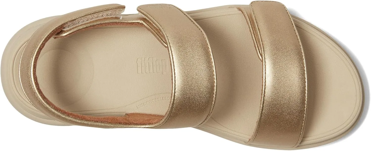 FitFlop Women's F-Mode Go Adjustable Flatform Back-Strap Sandals Wedge