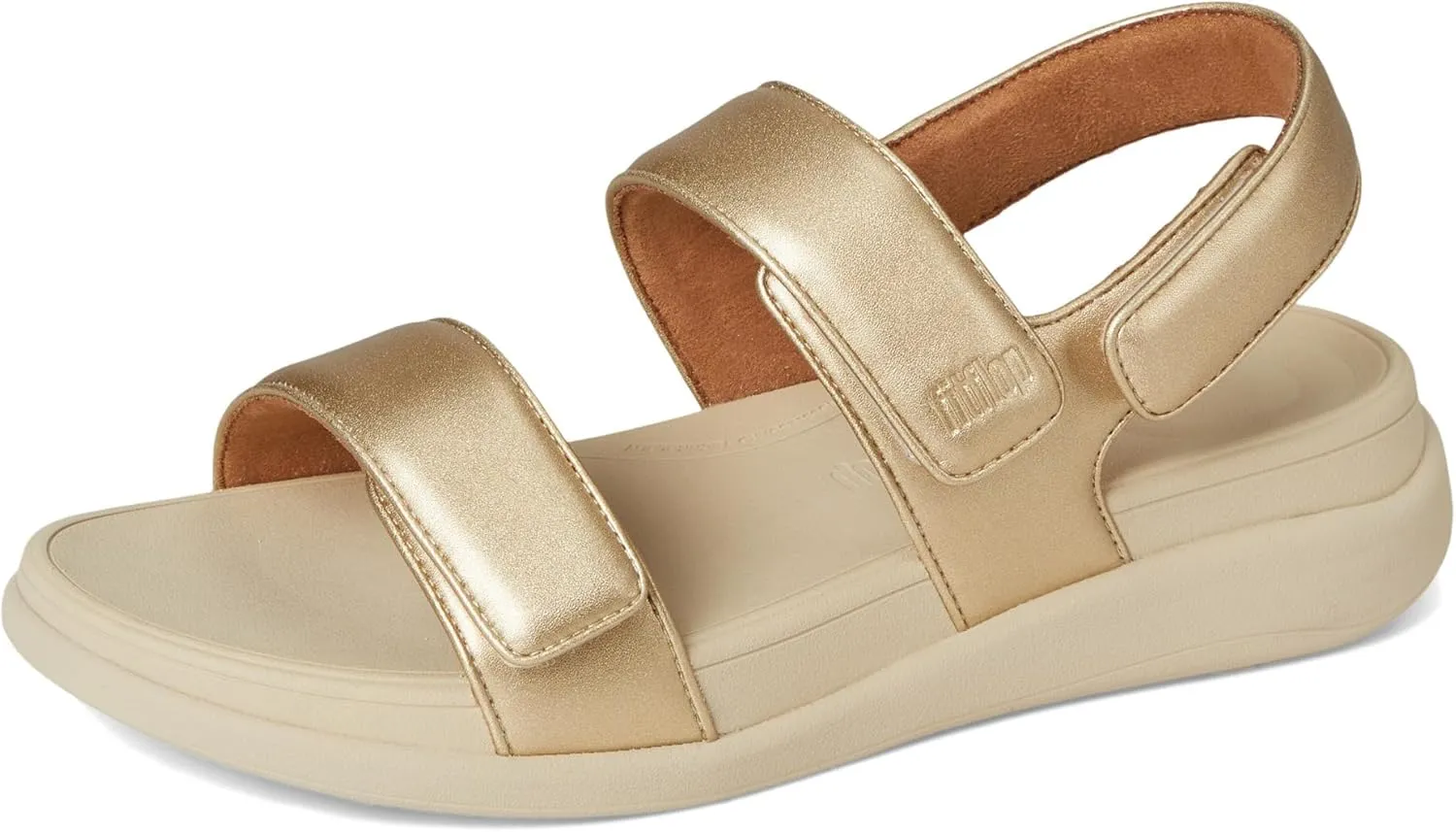 FitFlop Women's F-Mode Go Adjustable Flatform Back-Strap Sandals Wedge
