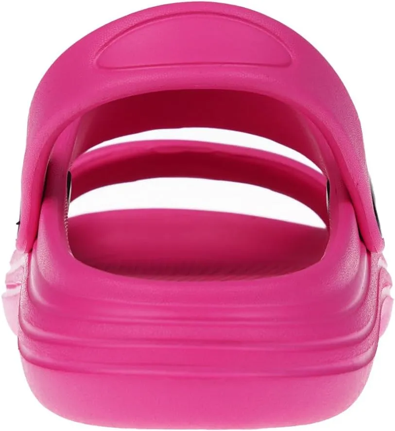 Foamwalk Girl's EVA Slides Fisherman, Buckle Clogs Kids Cloud Slides - Slip On Sandals for Girls Toddler/Little Kid/Big Kid