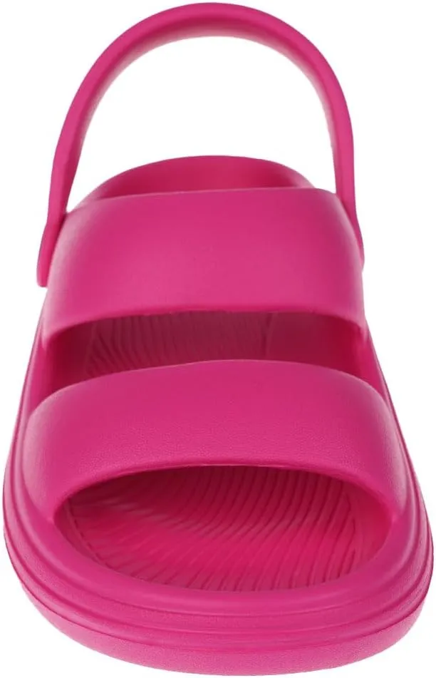 Foamwalk Girl's EVA Slides Fisherman, Buckle Clogs Kids Cloud Slides - Slip On Sandals for Girls Toddler/Little Kid/Big Kid