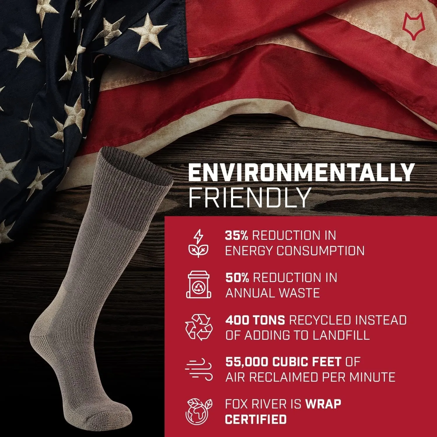 Fox River Military Cold Weather Sock, Heavyweight for Boots and Field, Mid-Calf, Thermalined Construction for Warmth