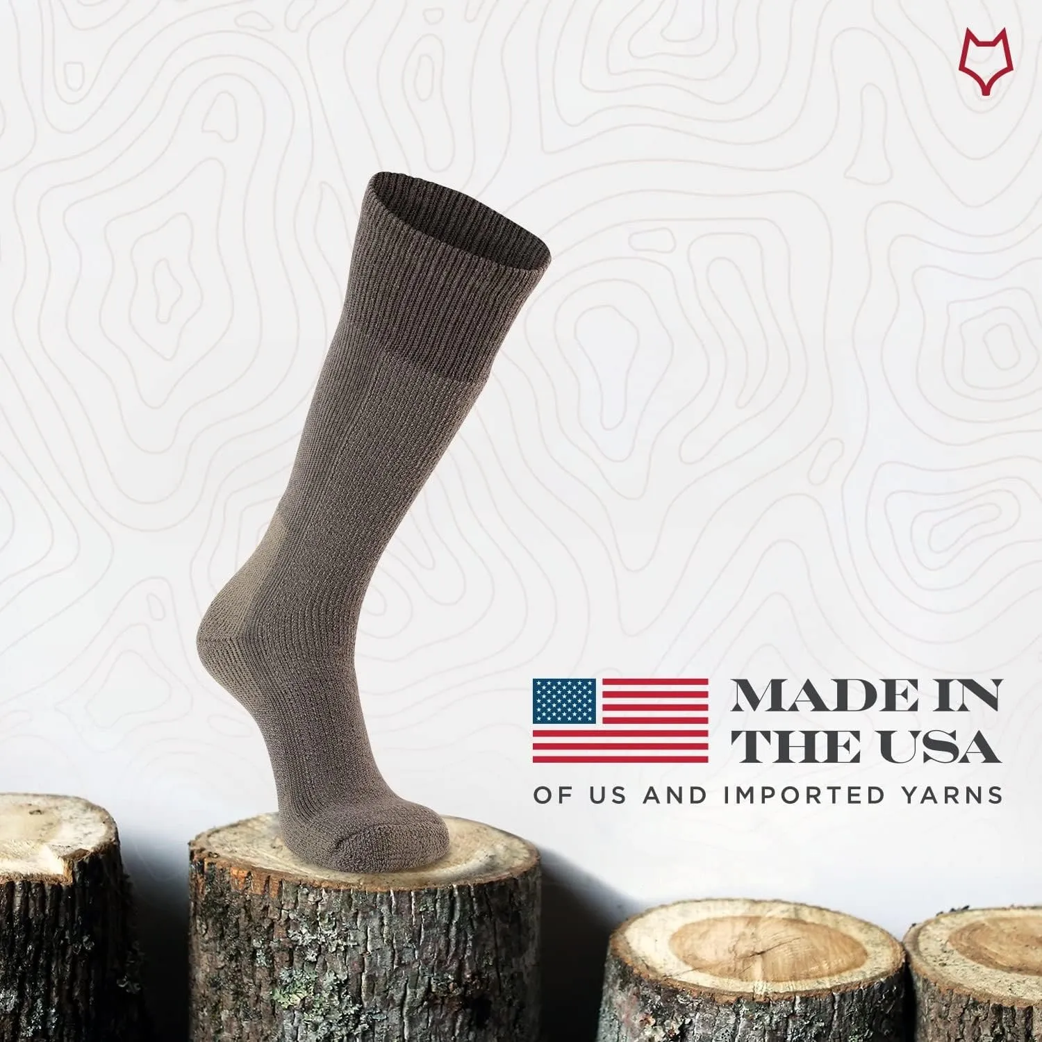Fox River Military Cold Weather Sock, Heavyweight for Boots and Field, Mid-Calf, Thermalined Construction for Warmth