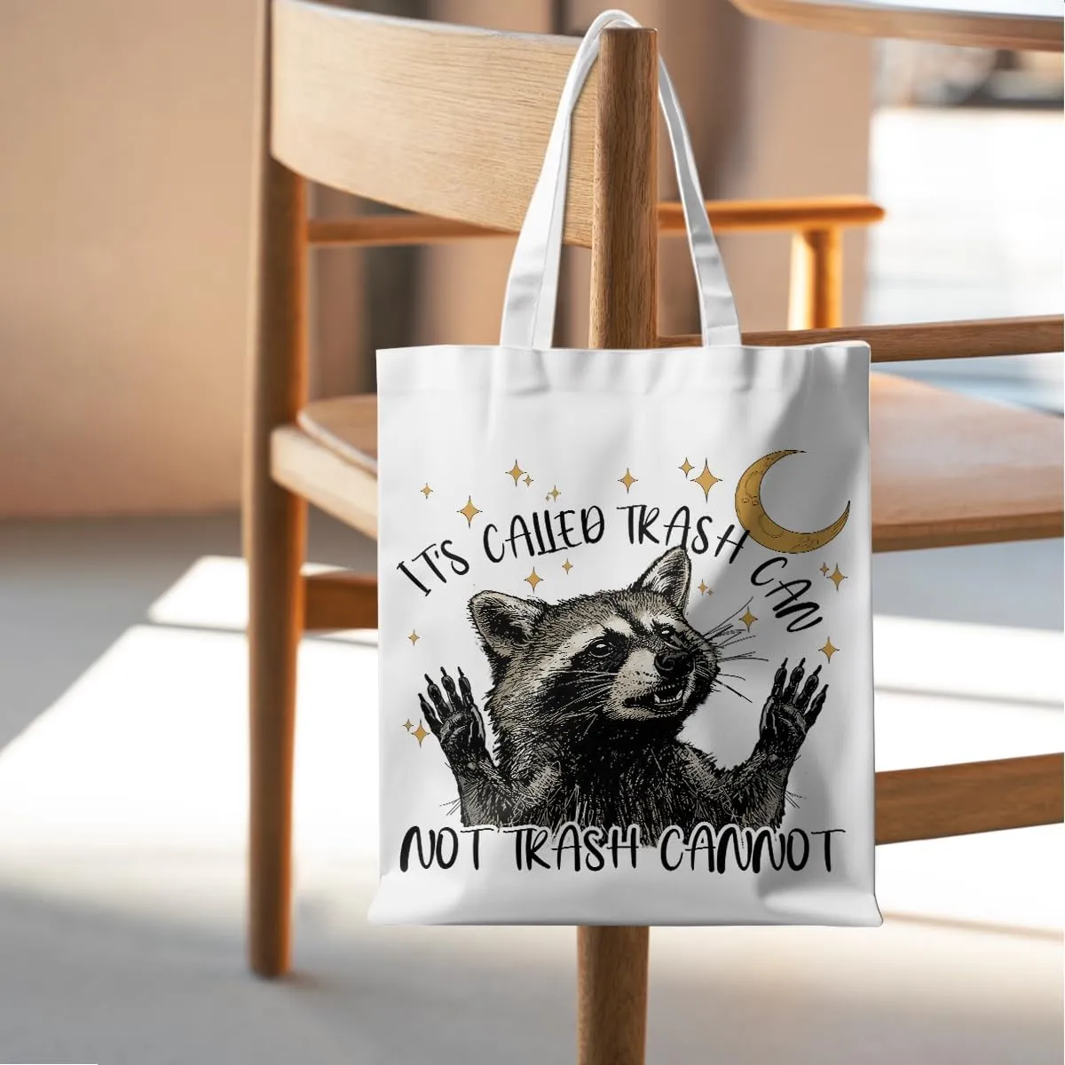 Funny Raccoon Tote Bag Cute Frogs Western Stuff Raccoon Frog Gifts for Women Friend Reusable Grocery Bags for Camping
