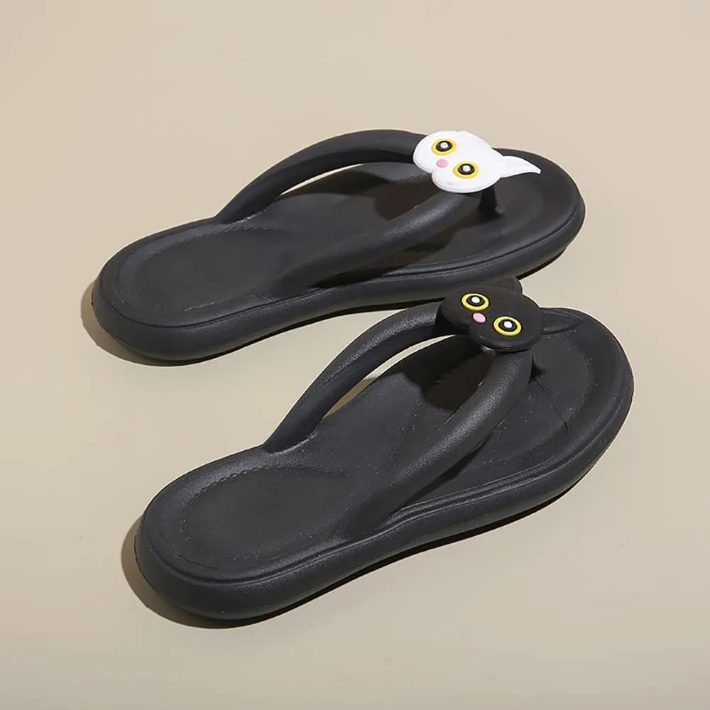 GEXECEUSS Women's Flip Flops Comfortable Non-Slip Thong Sandals with Arch Support Casual Summer Beach Sandals Ladies Slip On Shoes for Shower Pool