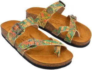 GOBY Women's Casual Strappy Sandals – Adjustable Buckle, Comfortable Water-Friendly Outdoor Sandal for Summer, Plantar Fasciitis Relief, Lightweight & Durable, Multi-Color