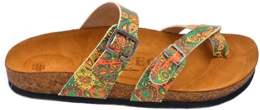 GOBY Women's Casual Strappy Sandals – Adjustable Buckle, Comfortable Water-Friendly Outdoor Sandal for Summer, Plantar Fasciitis Relief, Lightweight & Durable, Multi-Color