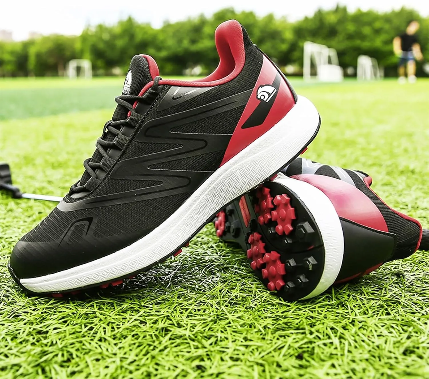 Golf Shoes Spikeless for Mens Outdoor Golf Training Sneakers Casual Big Size