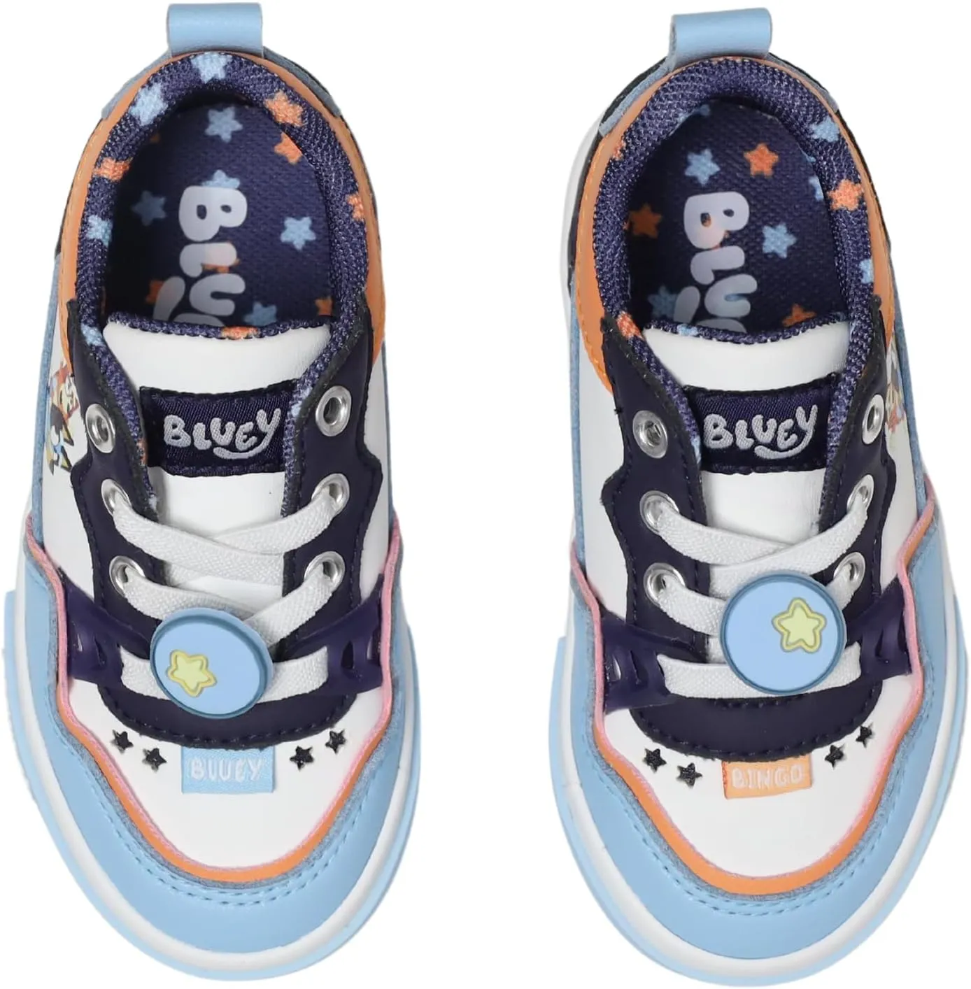 Ground Up Bluey and Bingo Court Little Boys Low Top Sneakers