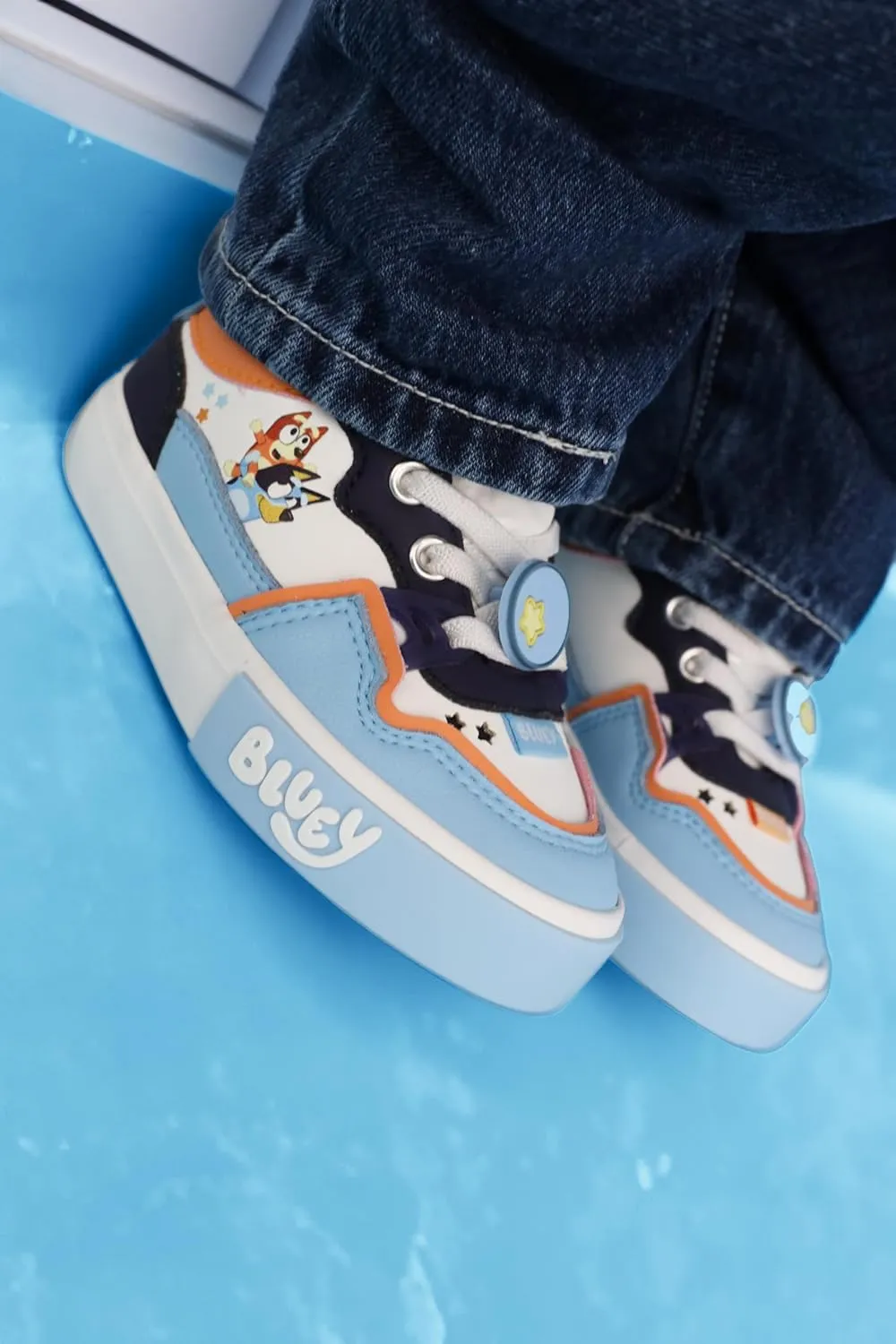 Ground Up Bluey and Bingo Court Little Boys Low Top Sneakers