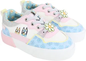 Ground Up Bluey and Bingo Court Little Girls Low Top Sneakers