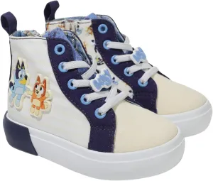 Ground Up Bluey and Bingo Kids Sneakers High Top Slip On