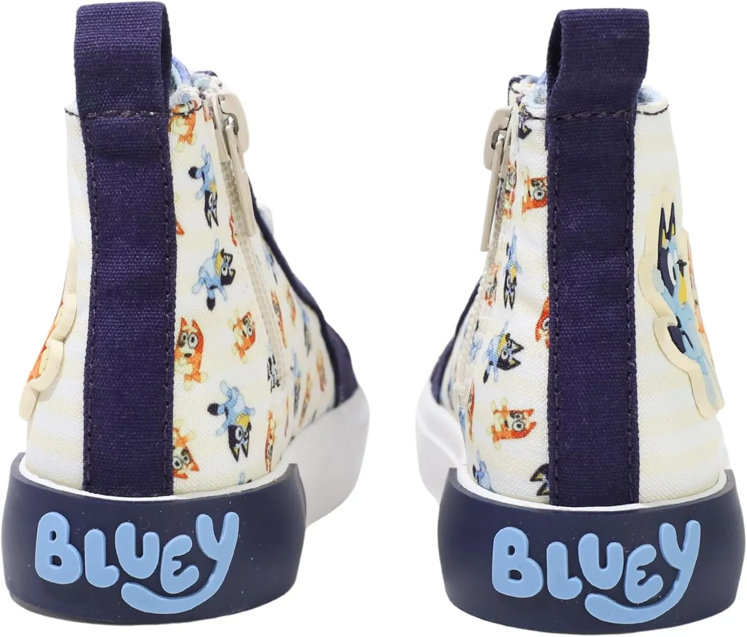 Ground Up Bluey and Bingo Kids Sneakers High Top Slip On