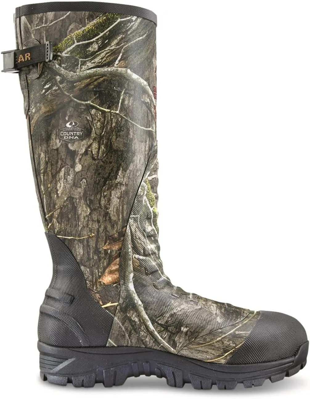 Guide Gear Men's Ankle Fit Camo Hunting Insulated Rubber Boots Waterproof Muck Rain Shoes, 1,600-gram