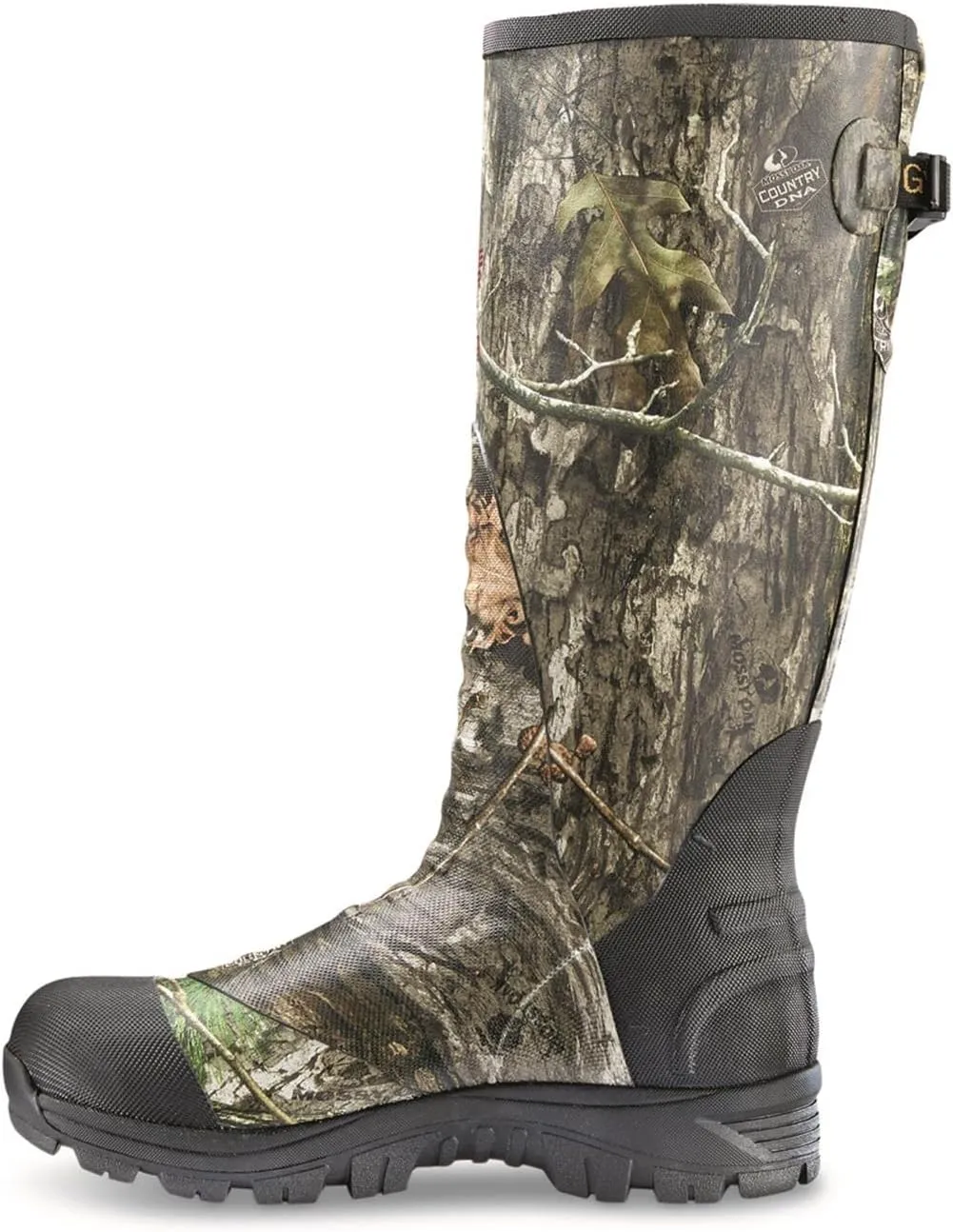Guide Gear Men's Ankle Fit Camo Hunting Insulated Rubber Boots Waterproof Muck Rain Shoes, 1,600-gram