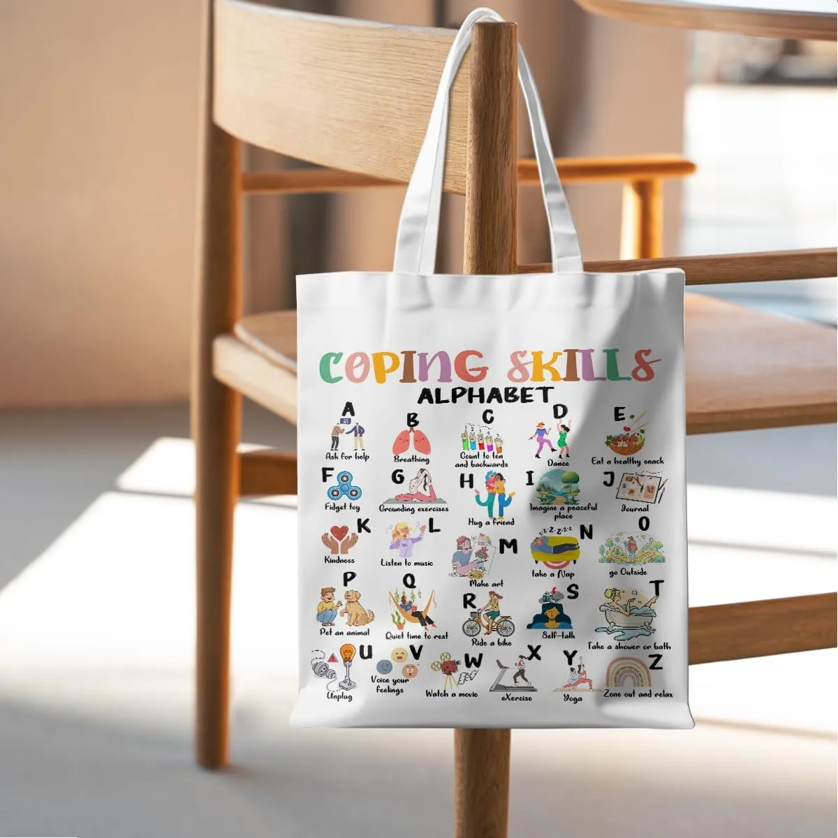 Halloween Stuff Skull Ghost Tote Bag Cat Lover Gifts for Fall Reusable Grocery Bags Wildflower Cute Tote