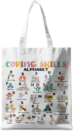 Halloween Stuff Skull Ghost Tote Bag Cat Lover Gifts for Fall Reusable Grocery Bags Wildflower Cute Tote