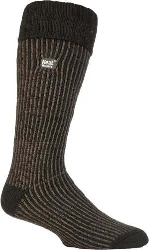 HEAT HOLDERS - Mens Thermal Knee High Winter Boot Socks 3 Colors
