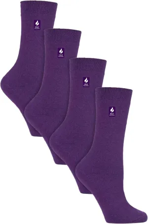Heat Holders Ultra Lite - 4 Pairs Thermal Winter Socks for Women | Ultra Thin Warm Socks