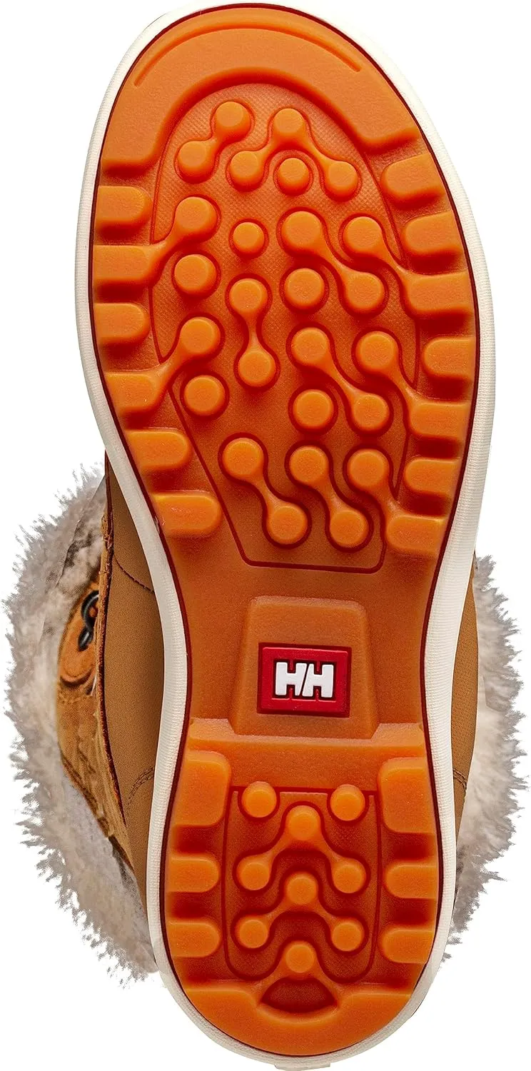 Helly-Hansen Garibaldi VL Insulated Winter Boots for Women - Waterproof Nubuck Leather, Faux Fur Lined, Eco Ortholite Comfort Footbed, Max-Grip Outsole