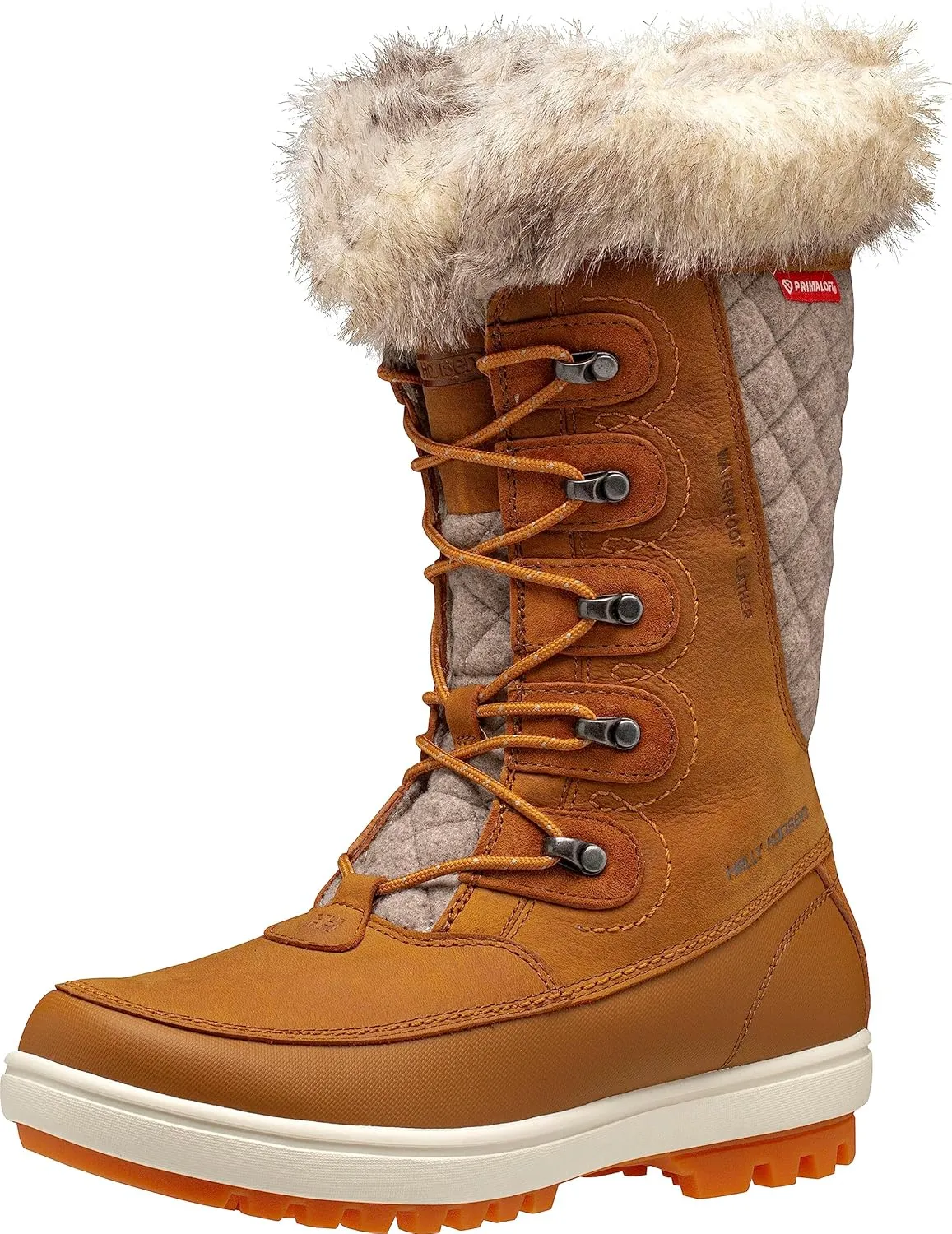 Helly-Hansen Garibaldi VL Insulated Winter Boots for Women - Waterproof Nubuck Leather, Faux Fur Lined, Eco Ortholite Comfort Footbed, Max-Grip Outsole